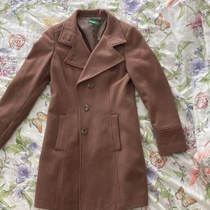 United Colors of Benetton Mocha Color Peacoat